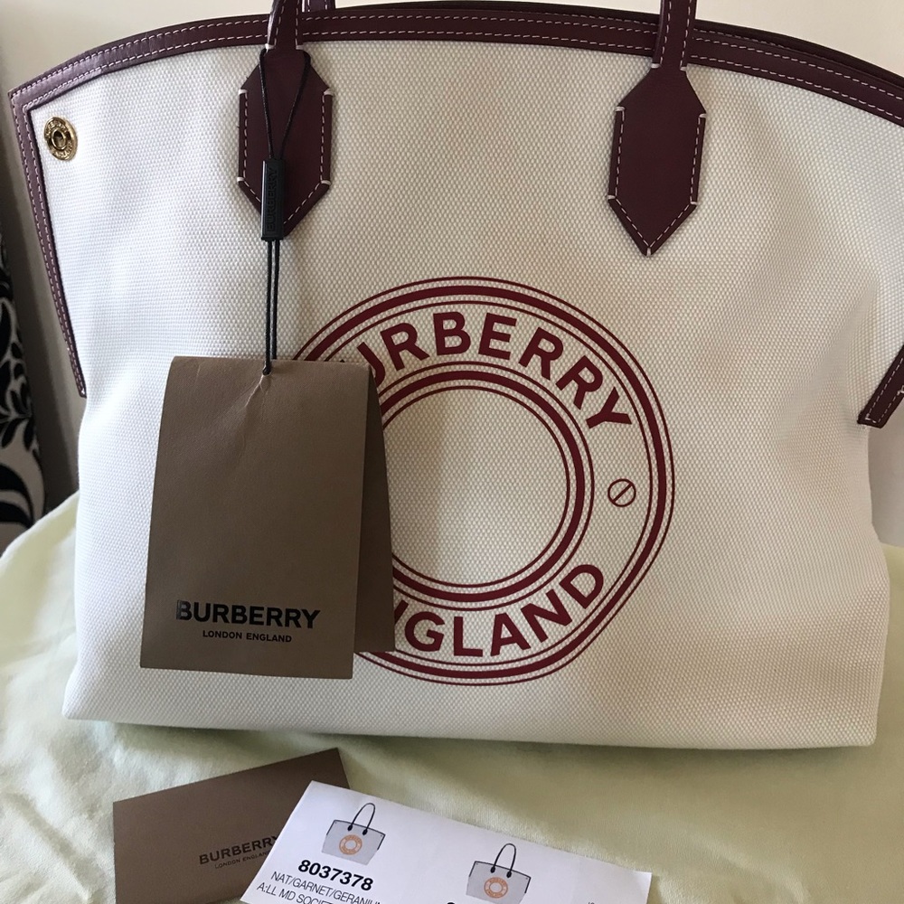 Burberry society medium tote bag - Picture 3 of 16